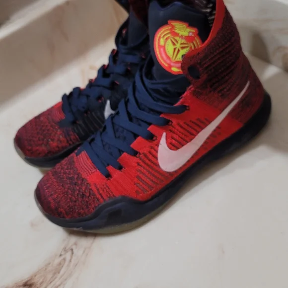 Nike Kobe 10 Elite American Size 9.5 Size 9.5 - Nike Kobe 10 Elite High What The for sale online  main image 3